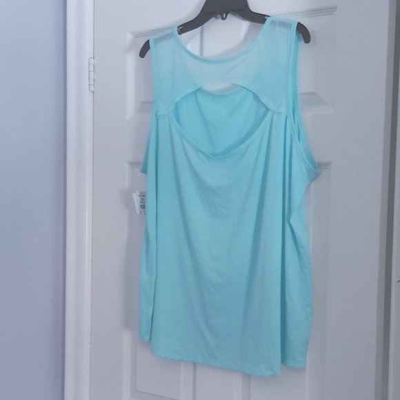 NWT Zone Pro Women's Open Back Workout Tank Top 3x - Picture 2 of 2